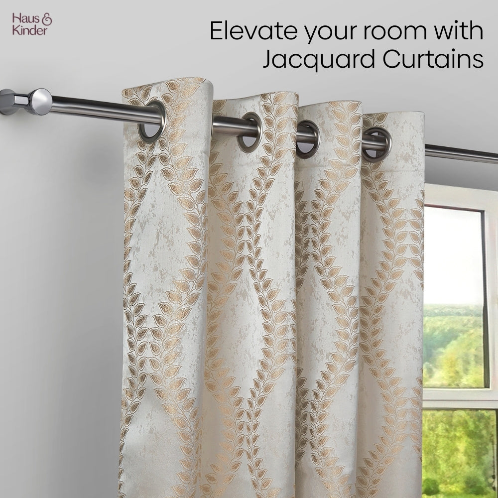 Polyester Jacquard Curtain Stonevine Emboss, Stone