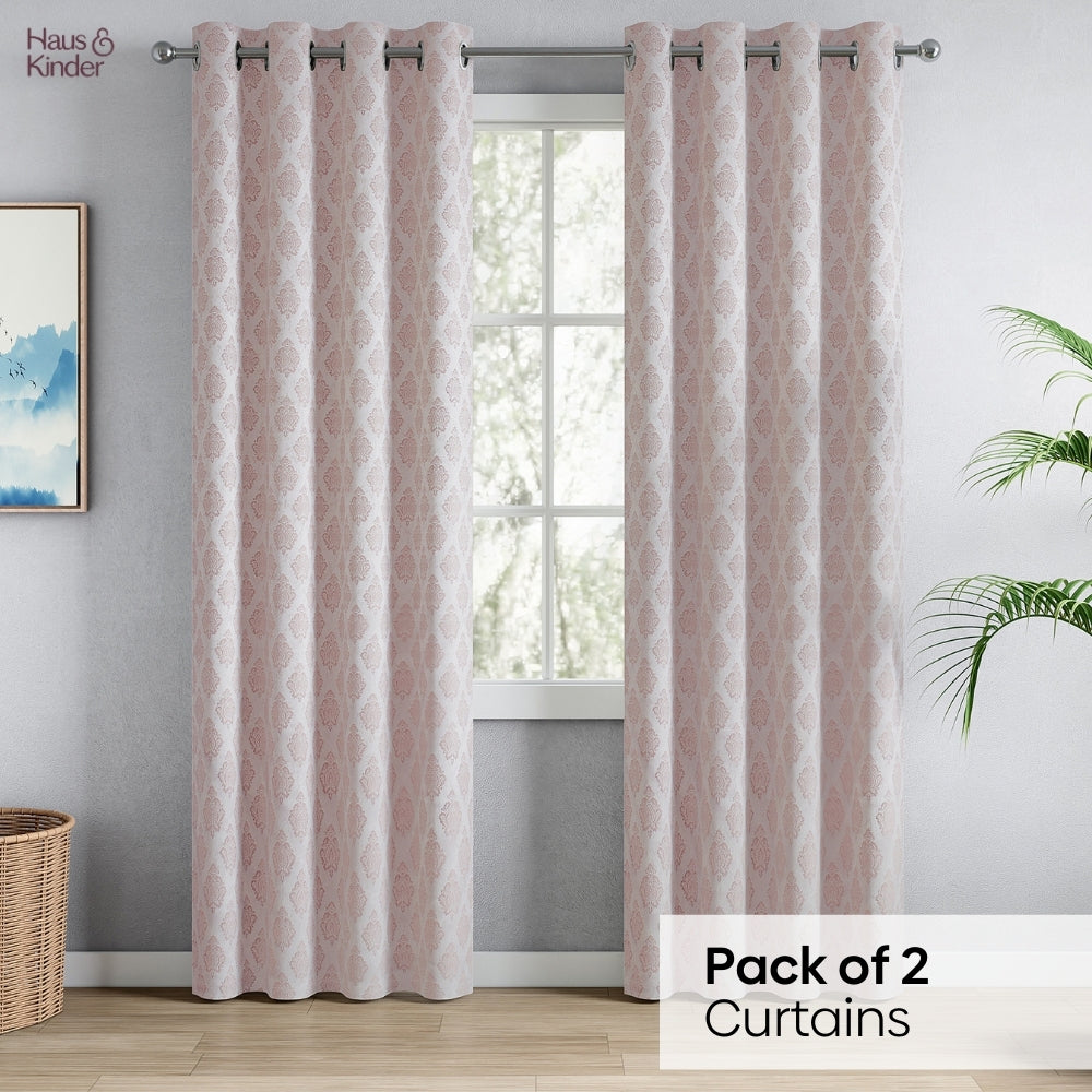 Polyester Jacquard Curtain Sandalwood Heritage, Sand