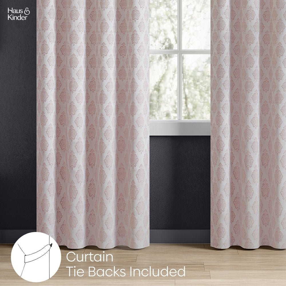 Polyester Jacquard Curtain Sandalwood Heritage, Sand - Jacquard Curtains | haus & kinder