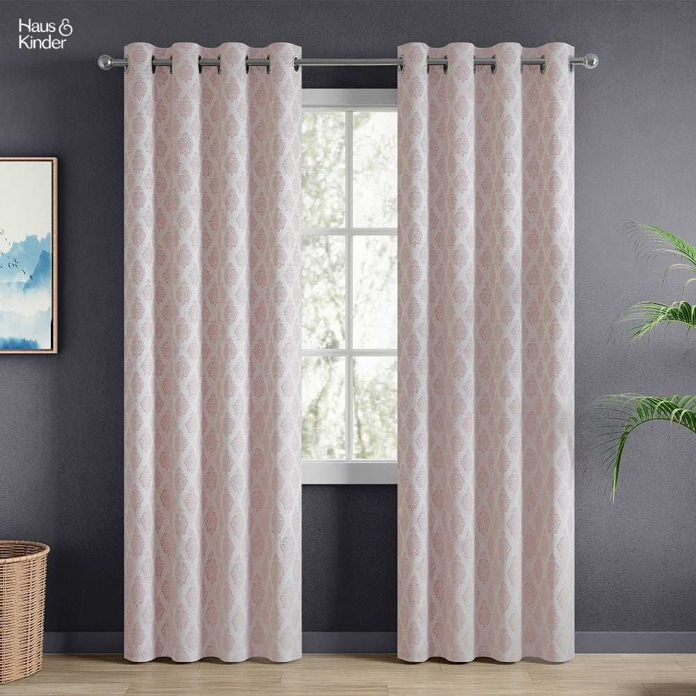 Polyester Jacquard Curtain Sandalwood Heritage, Sand