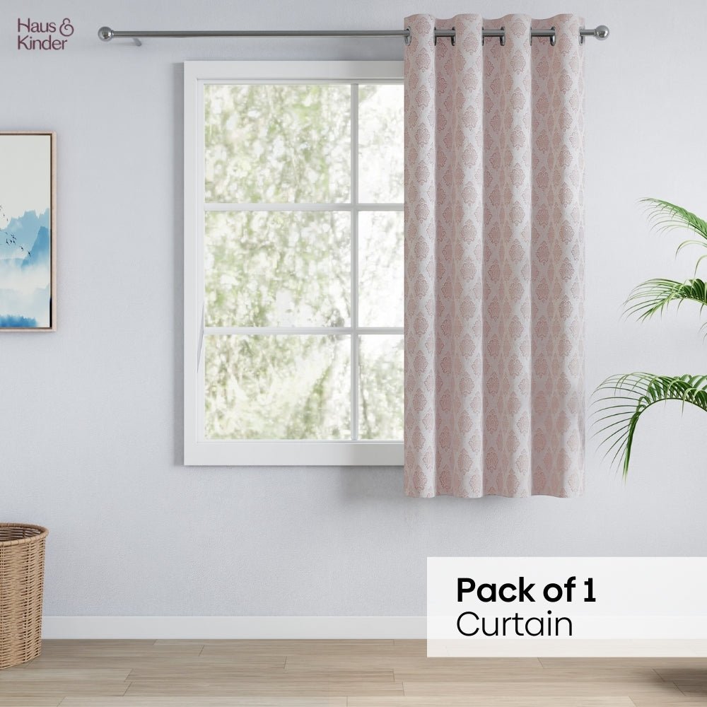 Polyester Jacquard Curtain Sandalwood Heritage, Sand - Jacquard Curtains | haus & kinder