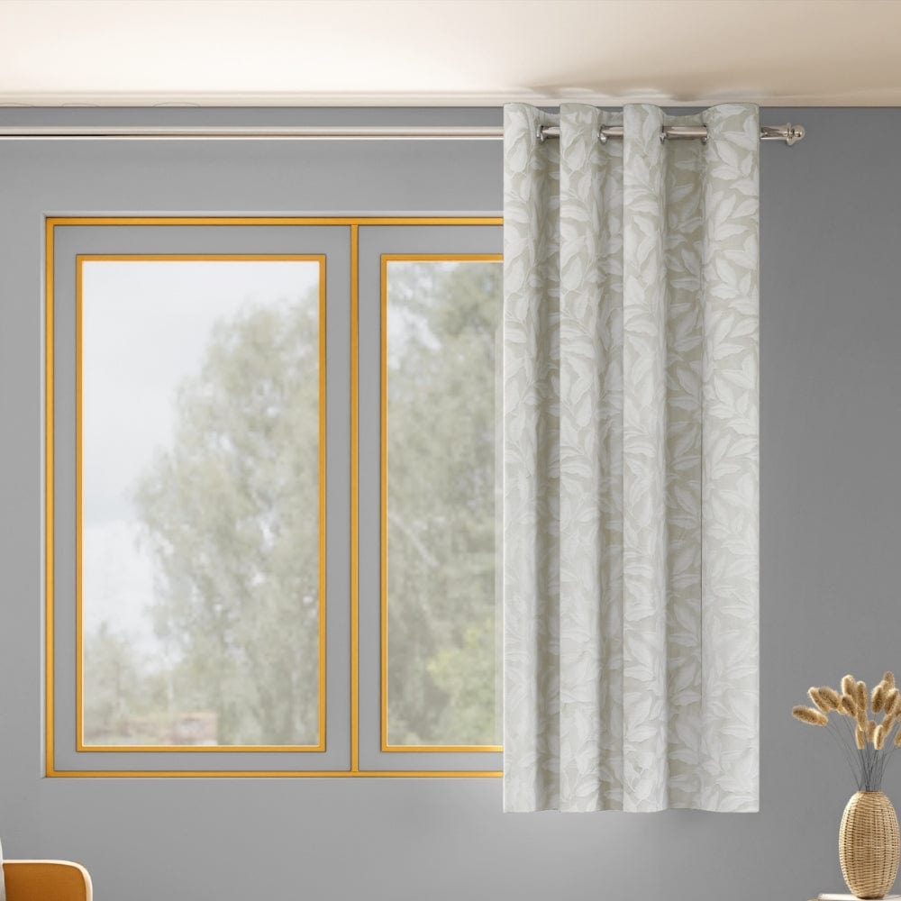 Botanic Hush Curtain, Ivory