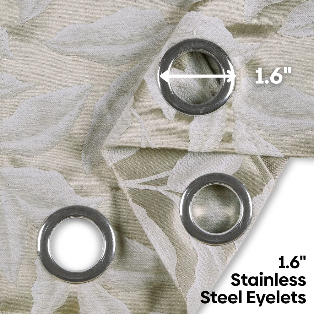 Botanic Hush Curtain, Ivory