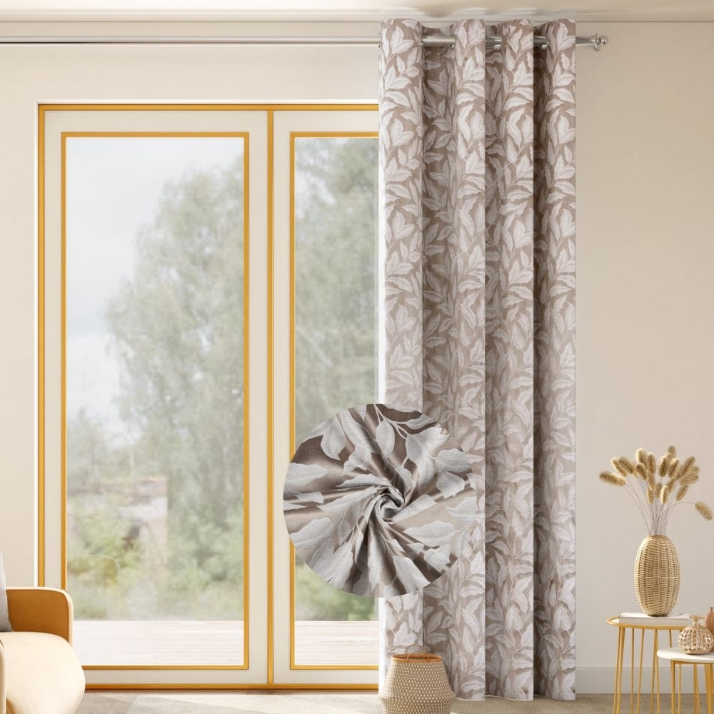 Botanic Hush Curtain Set, Slate