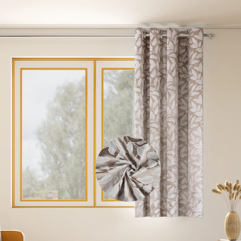 Botanic Hush Curtain, Slate