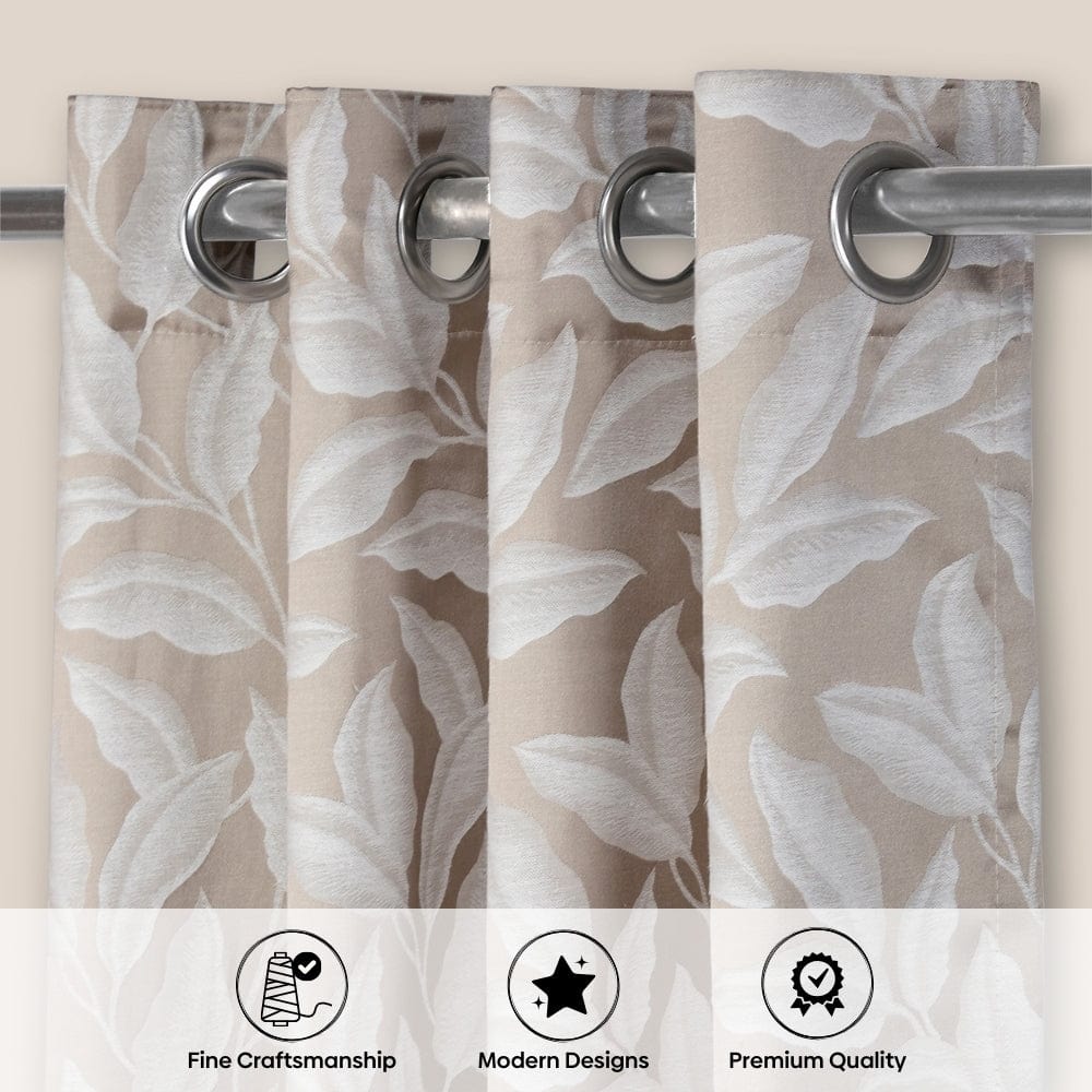 Botanic Hush Curtain Set, Slate