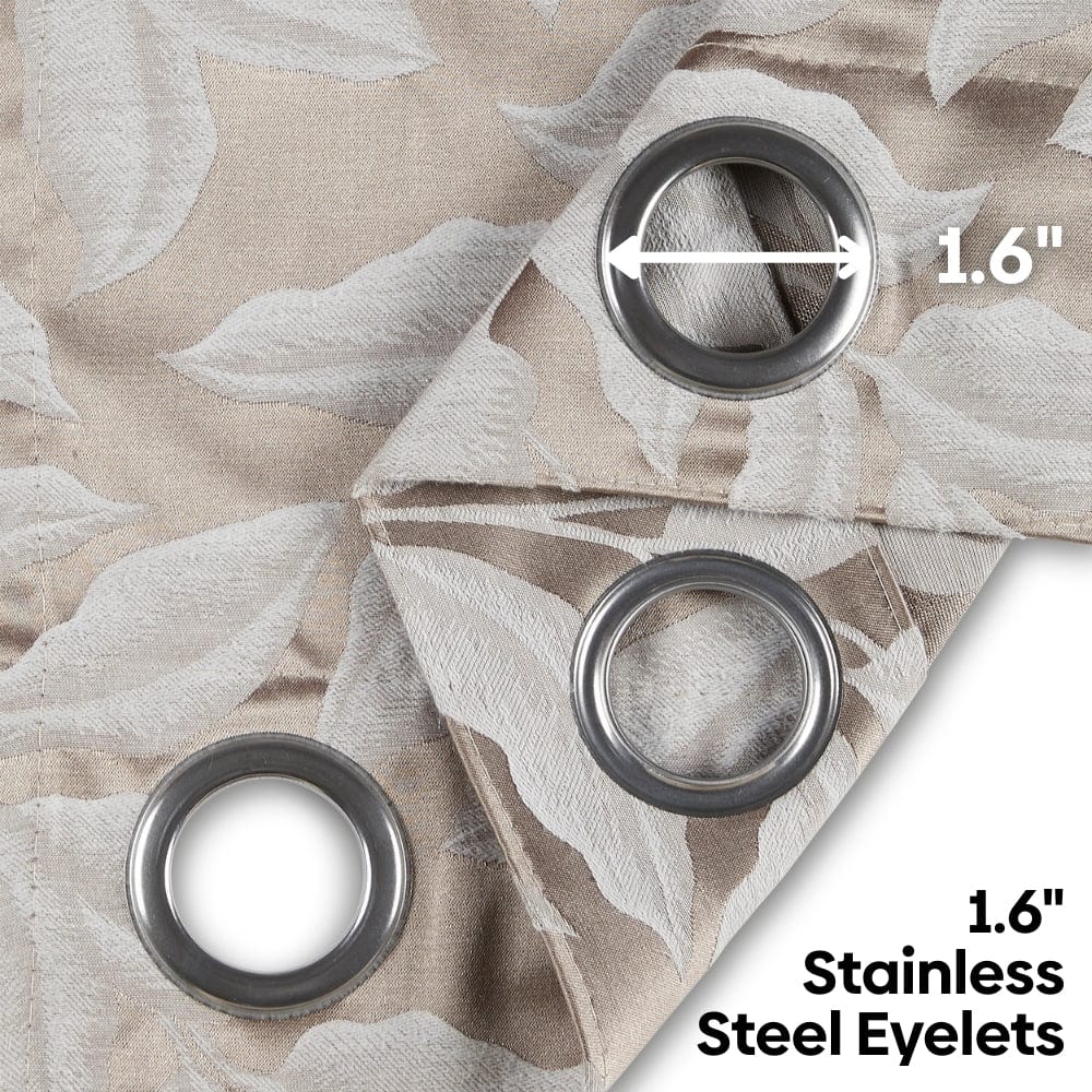 Botanic Hush Curtain Set, Slate