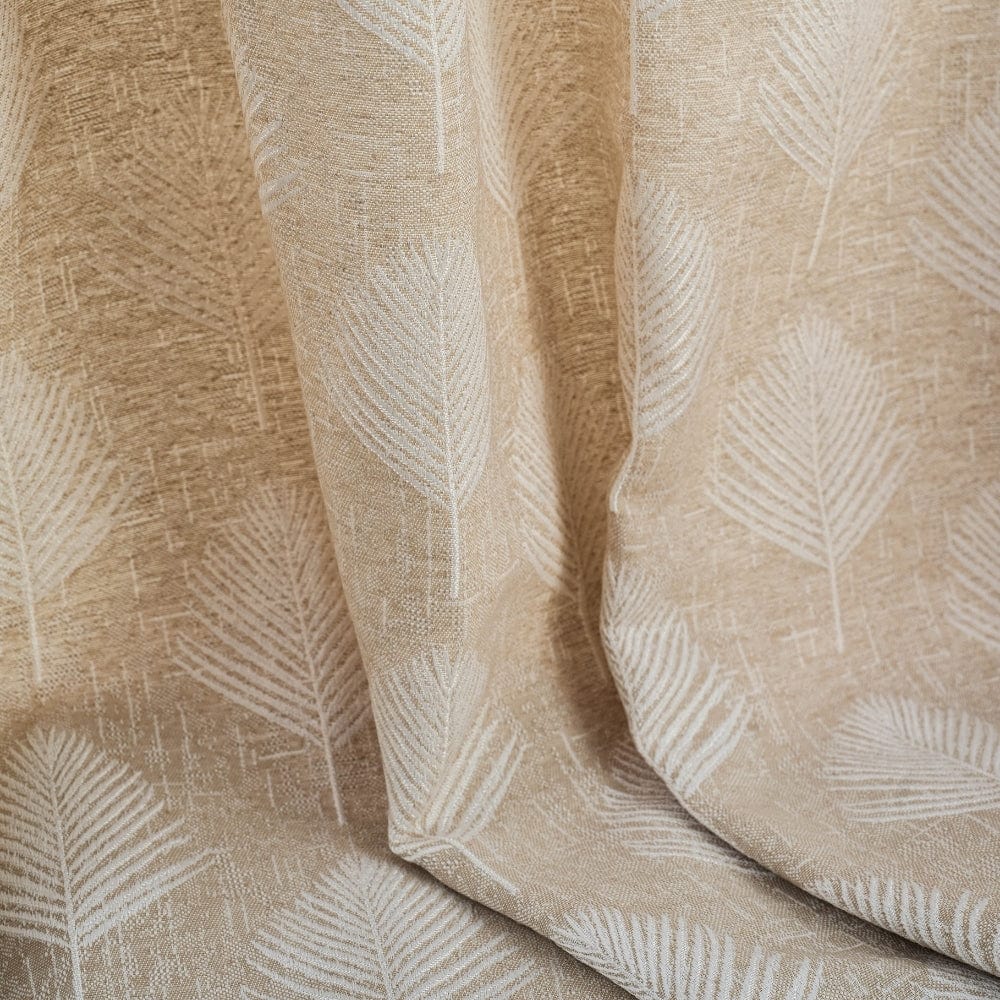 Palm Charm Curtain Set, Caramel