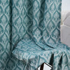 Ornate Symphony Curtain, Aqua