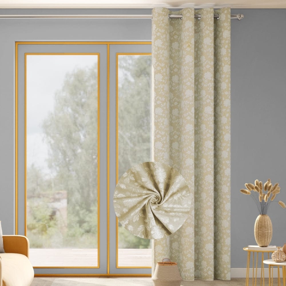 Château Rose Curtain, Ivory