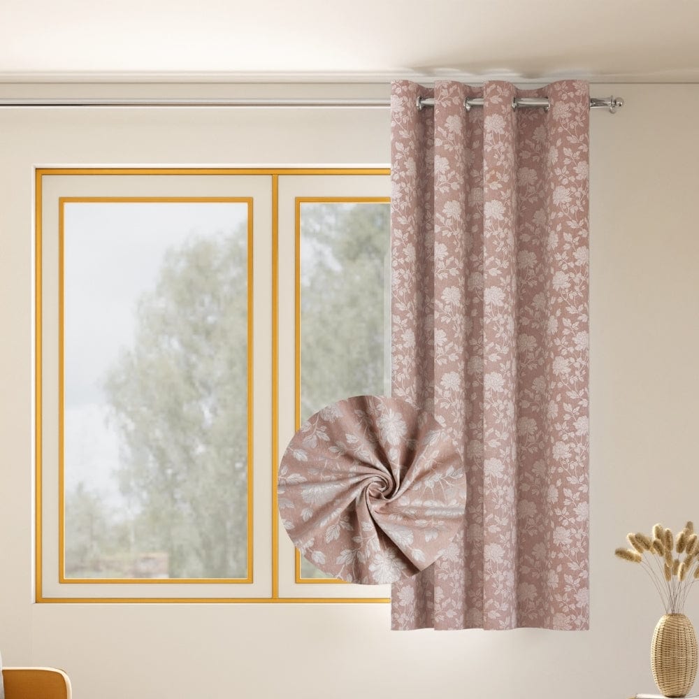 Château Rose Curtain Set, Blush