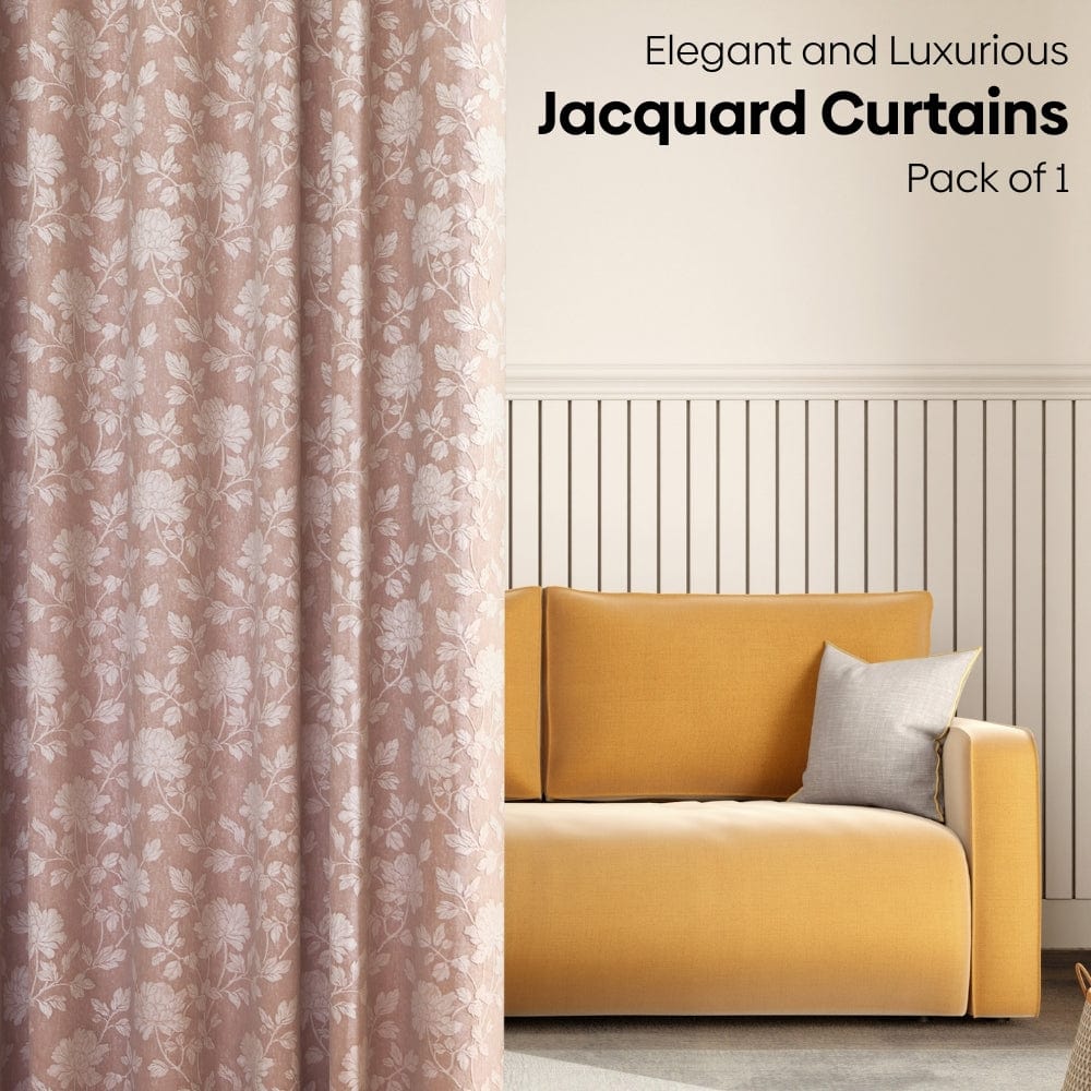 Château Rose Curtain Set, Blush