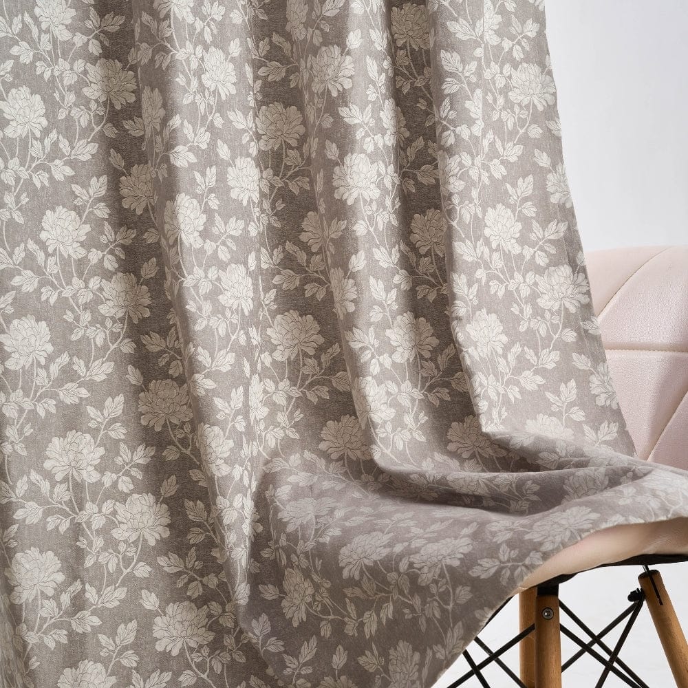 Chateau Rose Curtain Set, Moonbeam