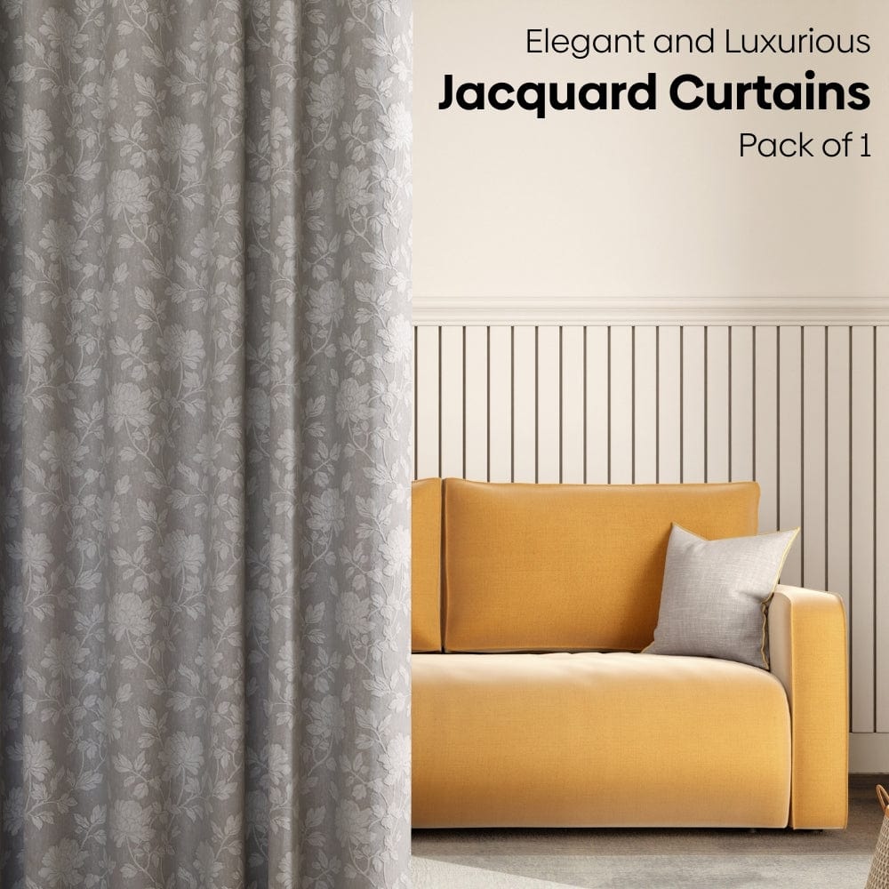 Château Rose Curtain Set, Moonbeam