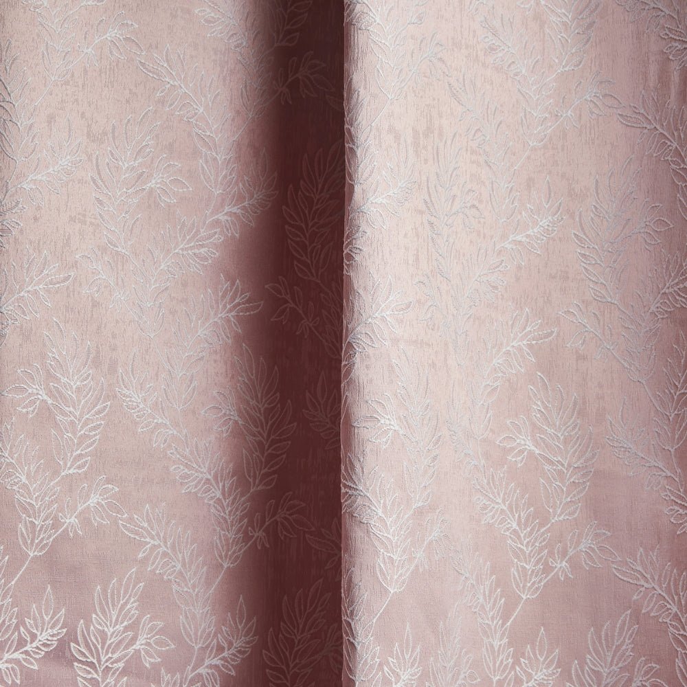 Polyester Jacquard Curtains Whispering Willow, Pink - Jacquard Curtains | haus & kinder