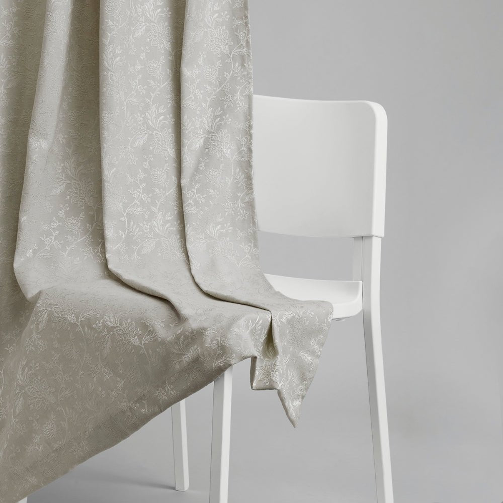 Poly Cotton Jacquard Curtains Frosted Garden, Pista - Jacquard Curtains | haus & kinder
