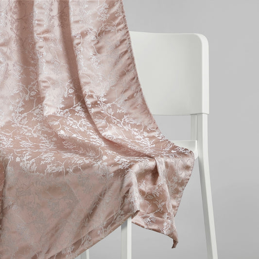 Polyester Jacquard   Curtains Rosewood Grace, Rose Gold