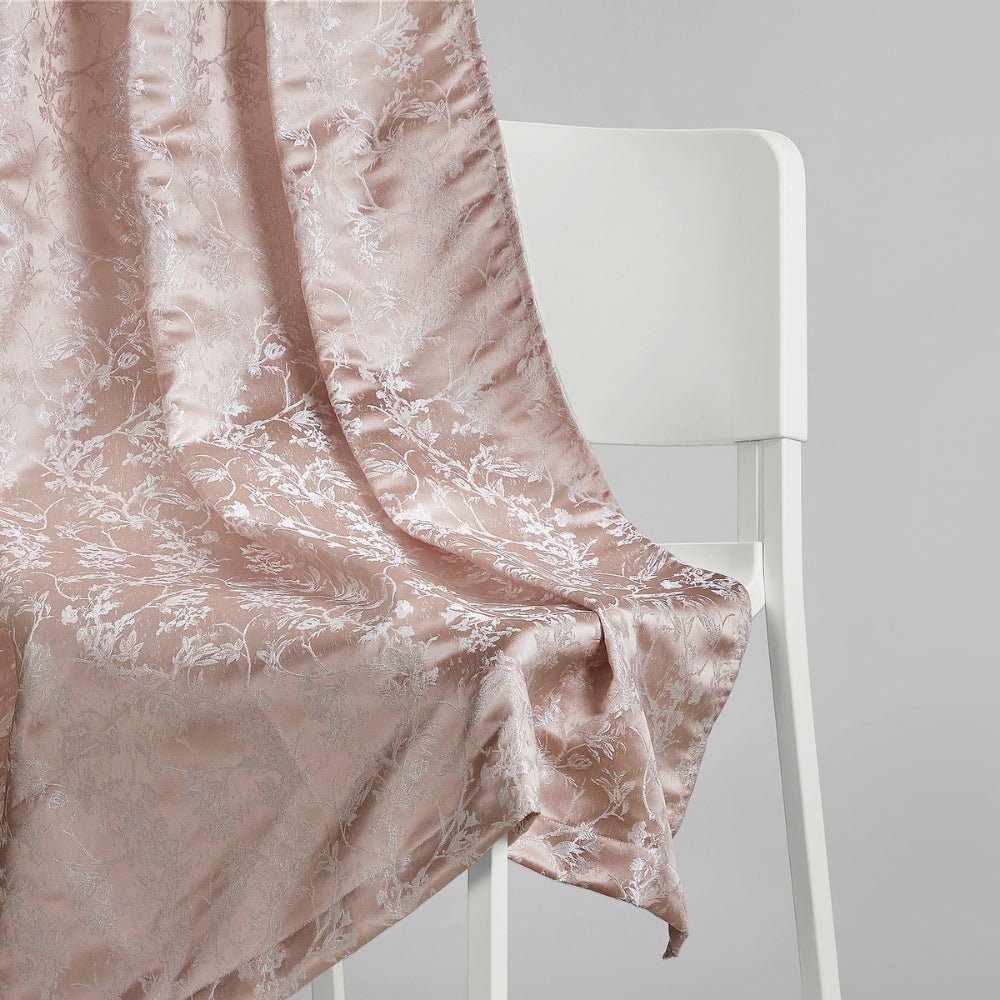 Polyester Jacquard Curtains Rosewood Grace, Rose Gold - Jacquard Curtains | haus & kinder