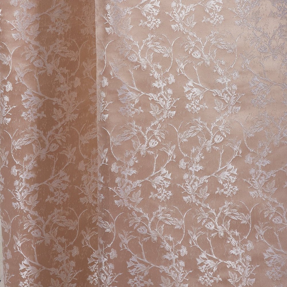 Polyester Jacquard Curtains Rosewood Grace, Rose Gold - Jacquard Curtains | haus & kinder