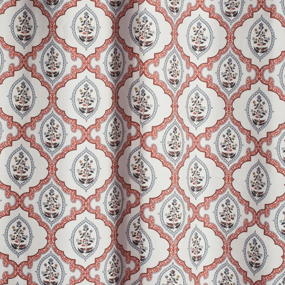Poly Cotton Digital Printed Curtain Heritage Medallion, Multi - Digital Printed Curtains | haus & kinder