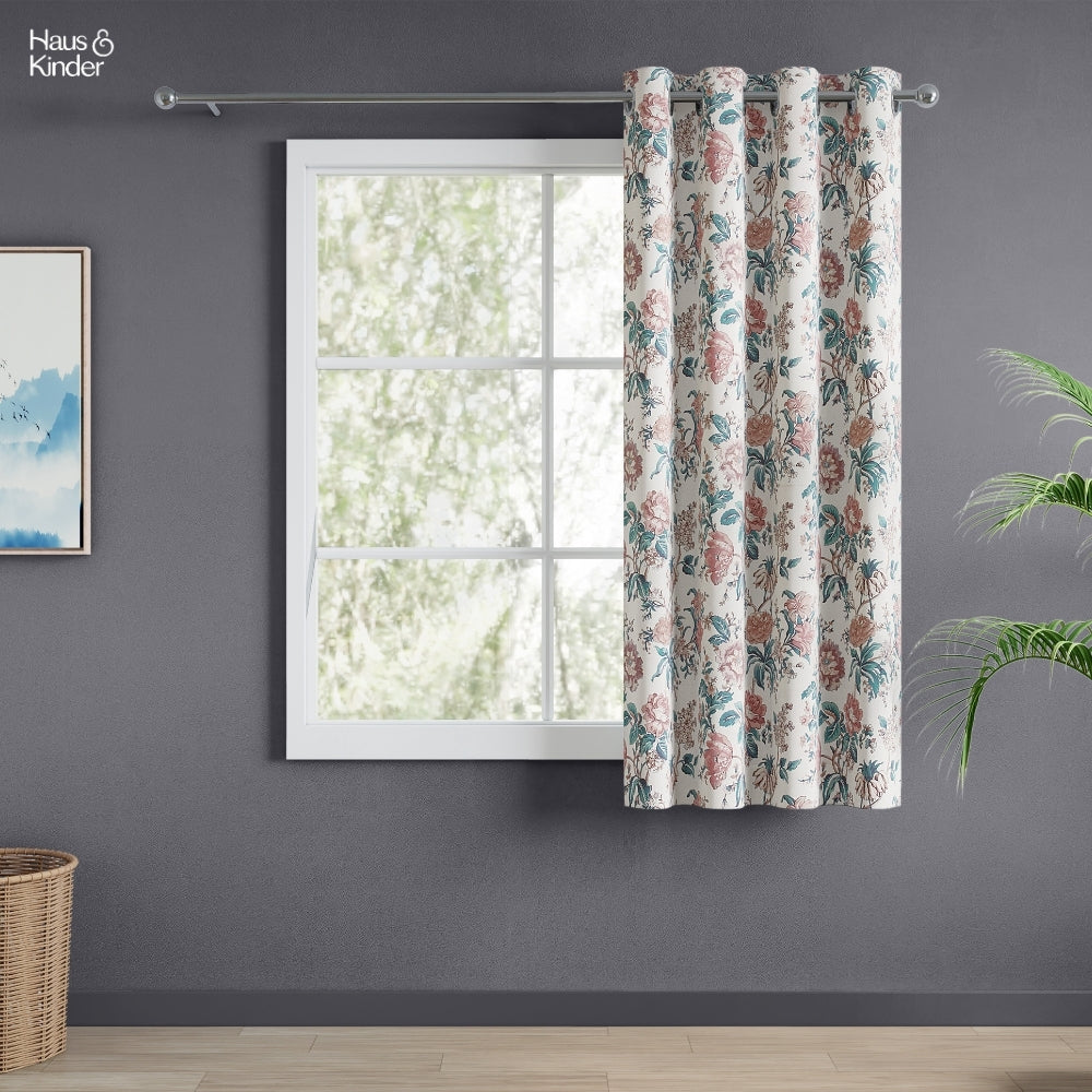 Poly Cotton Digital Printed Curtain Canyon Bloom, Multi
