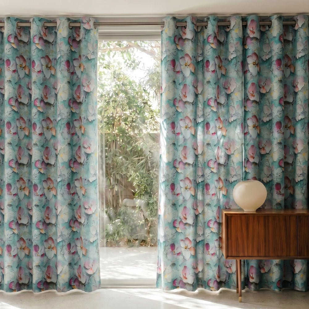 Soft Impression Cotton Printed Pack Of 2 Curtain, Multicolor - Cotton Printed Curtains | haus & kinder