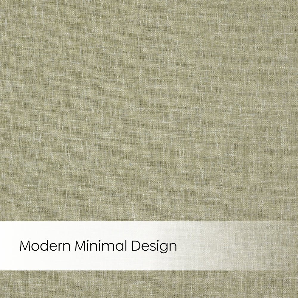Natural Canvas Dobby Textured Door Curtain - Sage Green - Sheer Curtains | haus & kinder