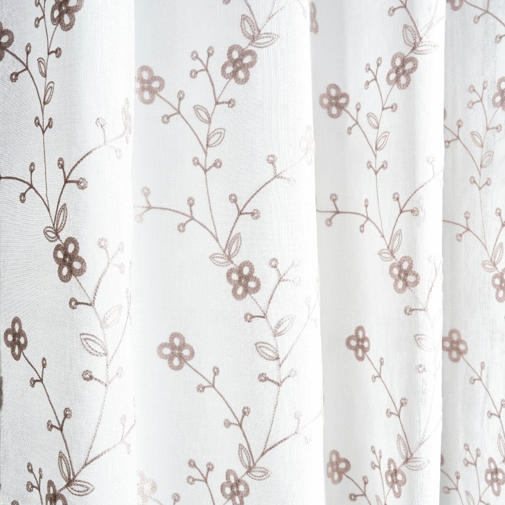 Dewdrop Vine Curtain Set, Blush