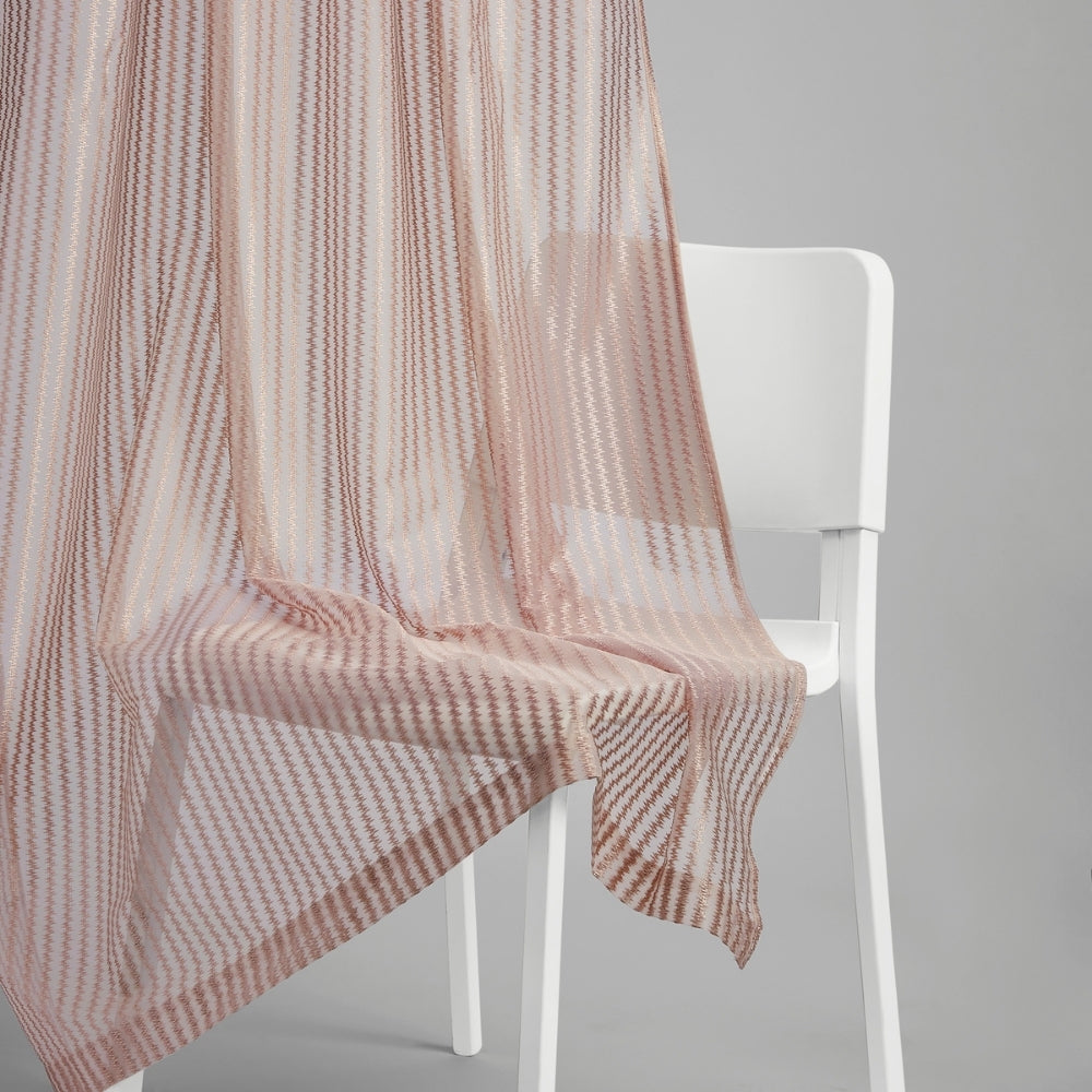 Polyester Jacquard Curtains Desert Blush, Blush