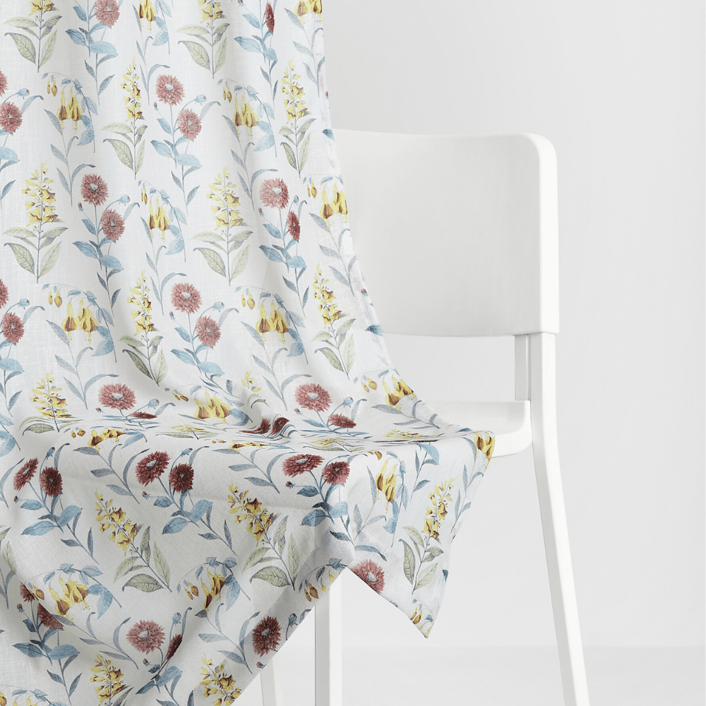 100% Polyester Sheer Digital Printed Curtain, Multicolor - Sheer Curtains | haus & kinder