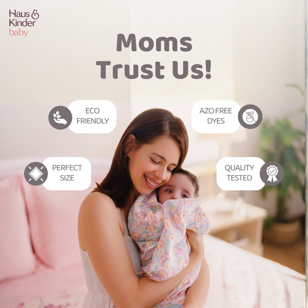 Nautical Collection 100% Cotton Muslin Swaddle Pack Of 5