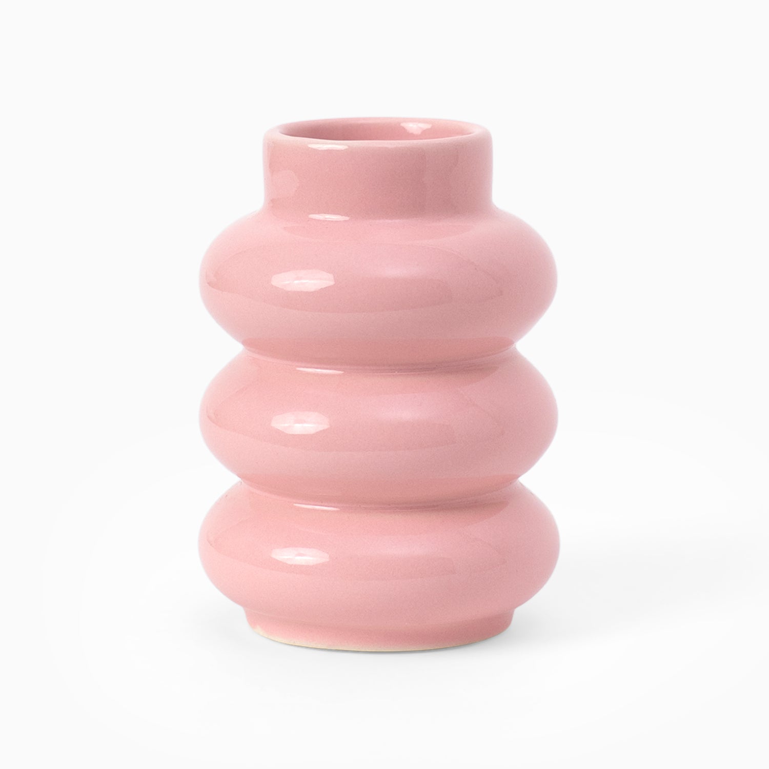 Cloudpop Rose Ceramic Vase- Pink