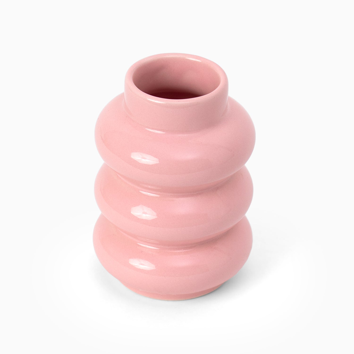 Cloudpop Rose Ceramic Vase- Pink