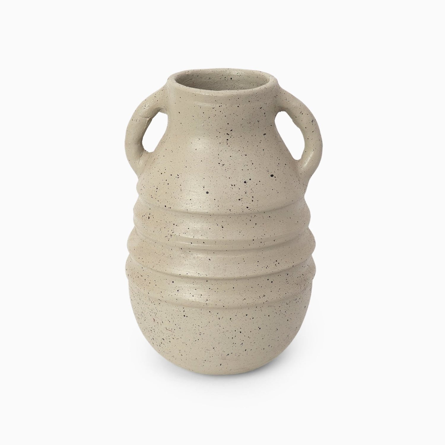Warm Earth Off-White Terracotta Vase - Vase | haus & kinder