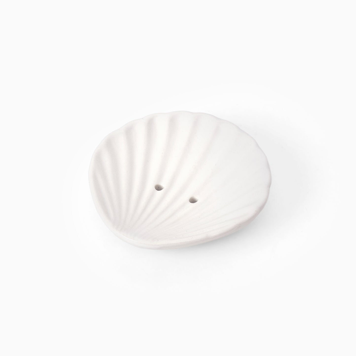 Pearl Seashell Bathroom Set- White