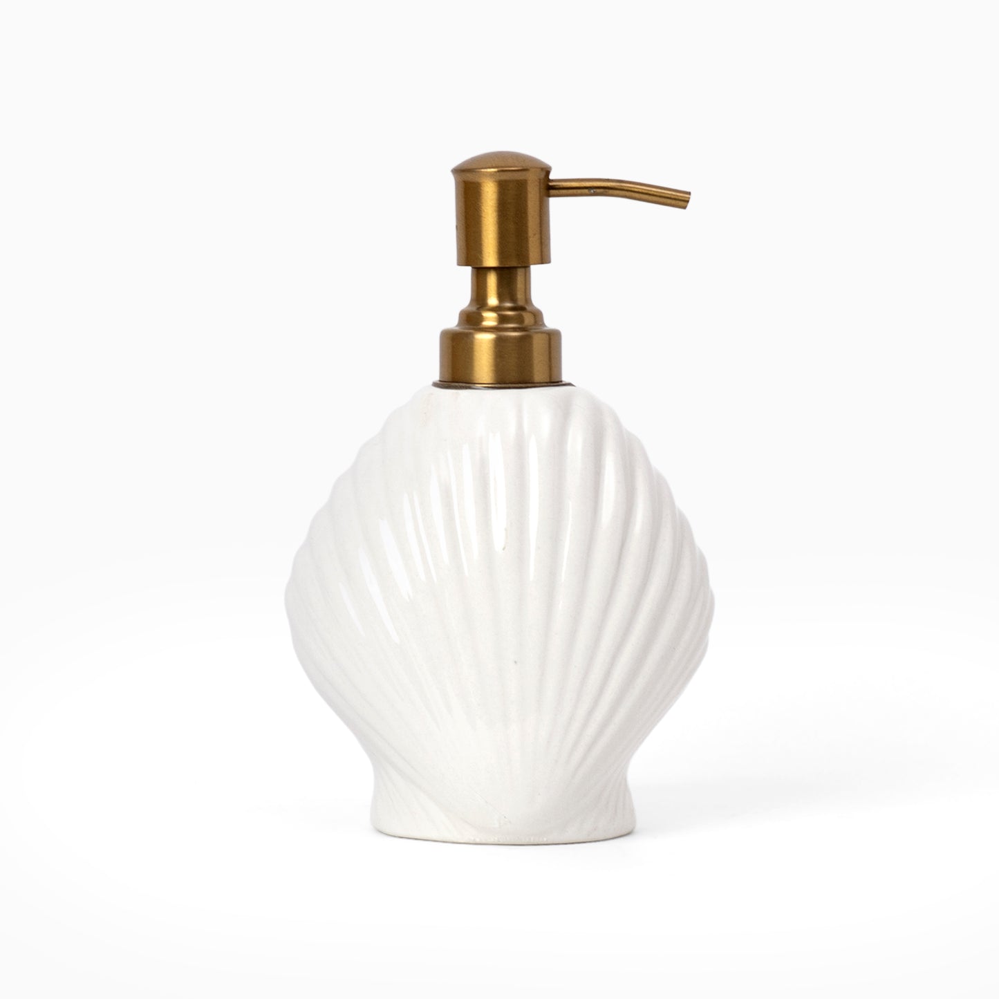 Pearl Seashell Bathroom Set- White