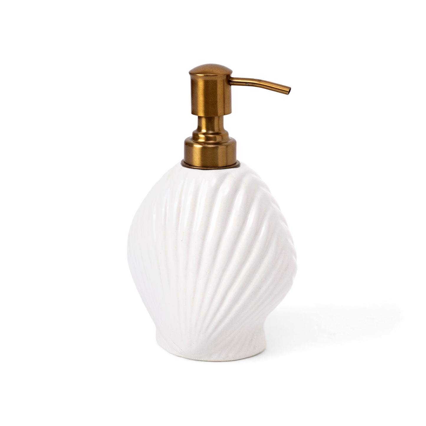 Pearl Seashell Bathroom Set- White