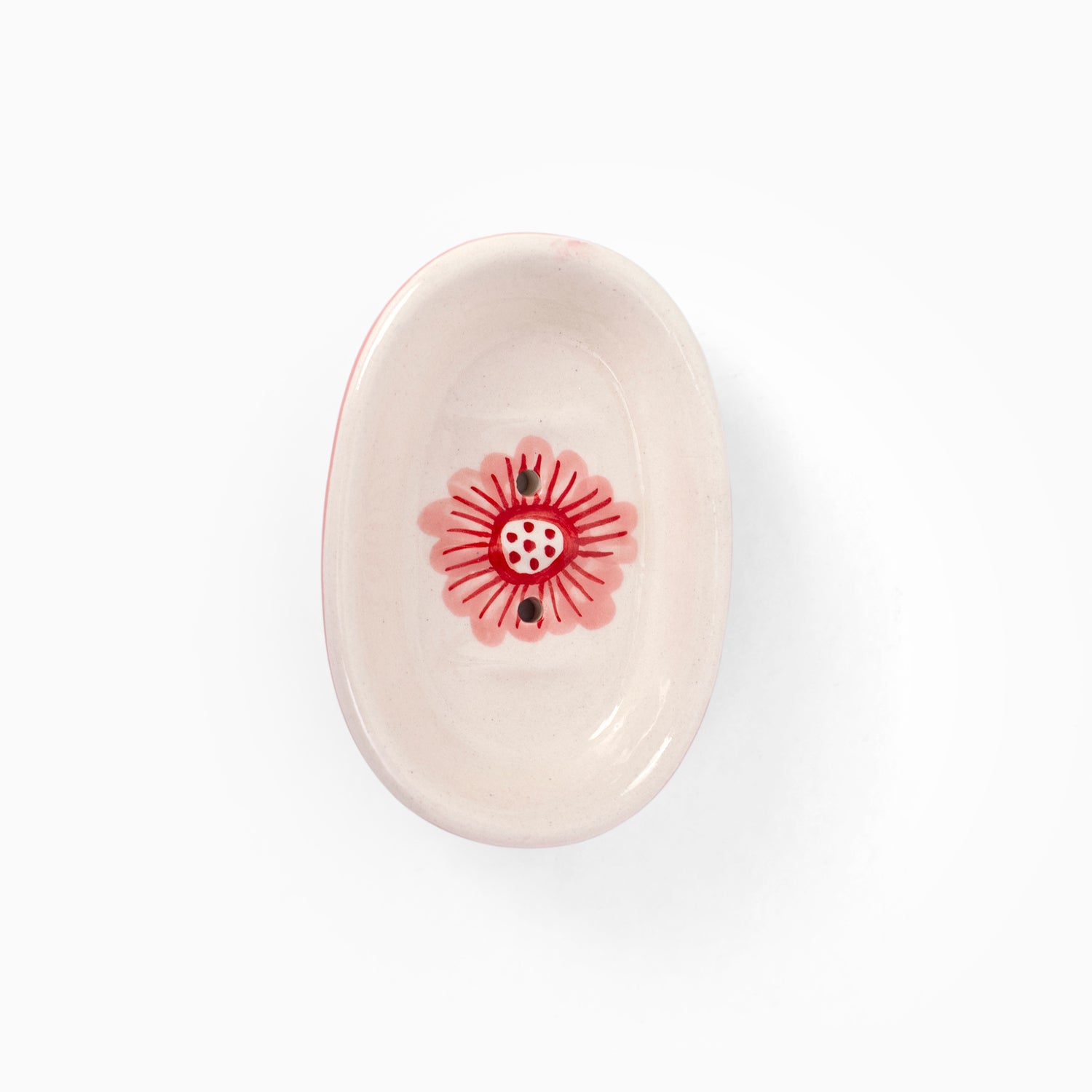 Blush & Briar Bathroom Set- Handpainted Blush & Briar