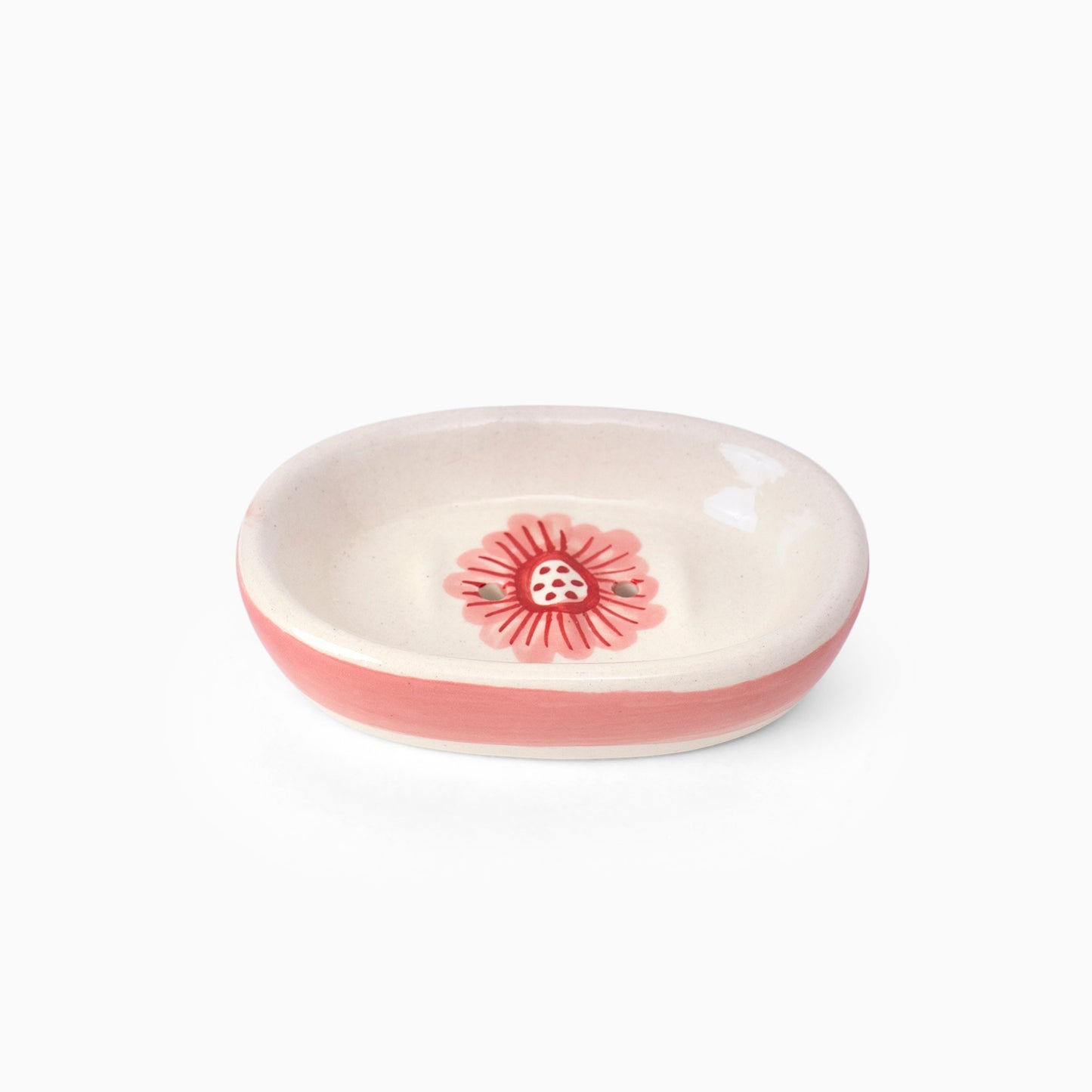 Blush & Briar Bathroom Set- Handpainted Blush & Briar