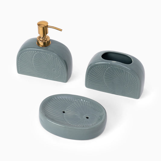 Minted Grace Bathroom Set- Mint