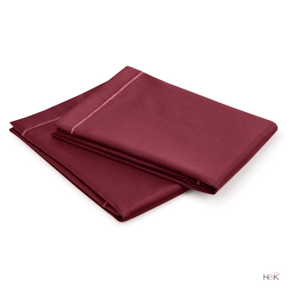Satin Royale Crimson Velvet 300TC Satin 2 Pillow Cover