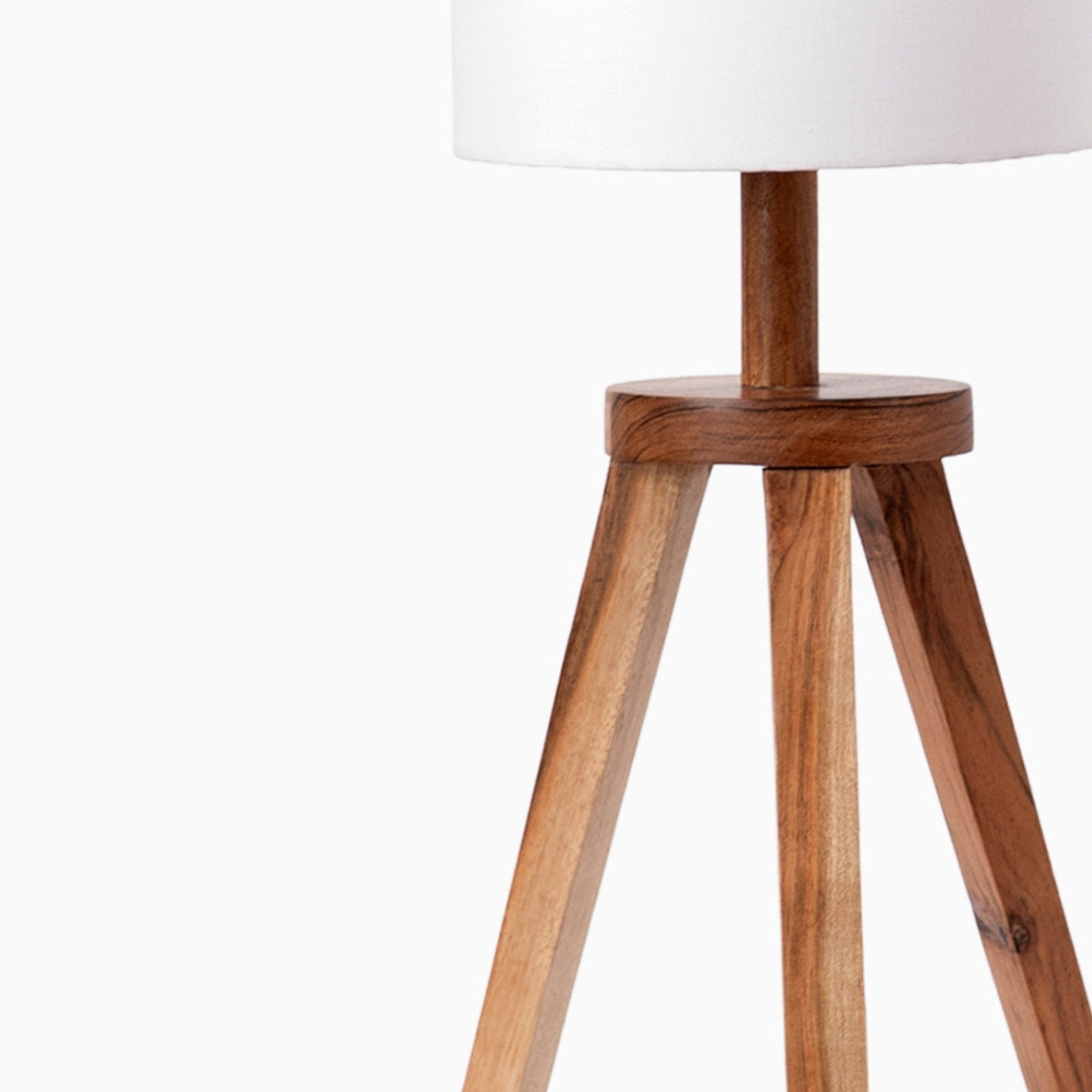 Lumen Tripod Table Lamp- Natural Wood