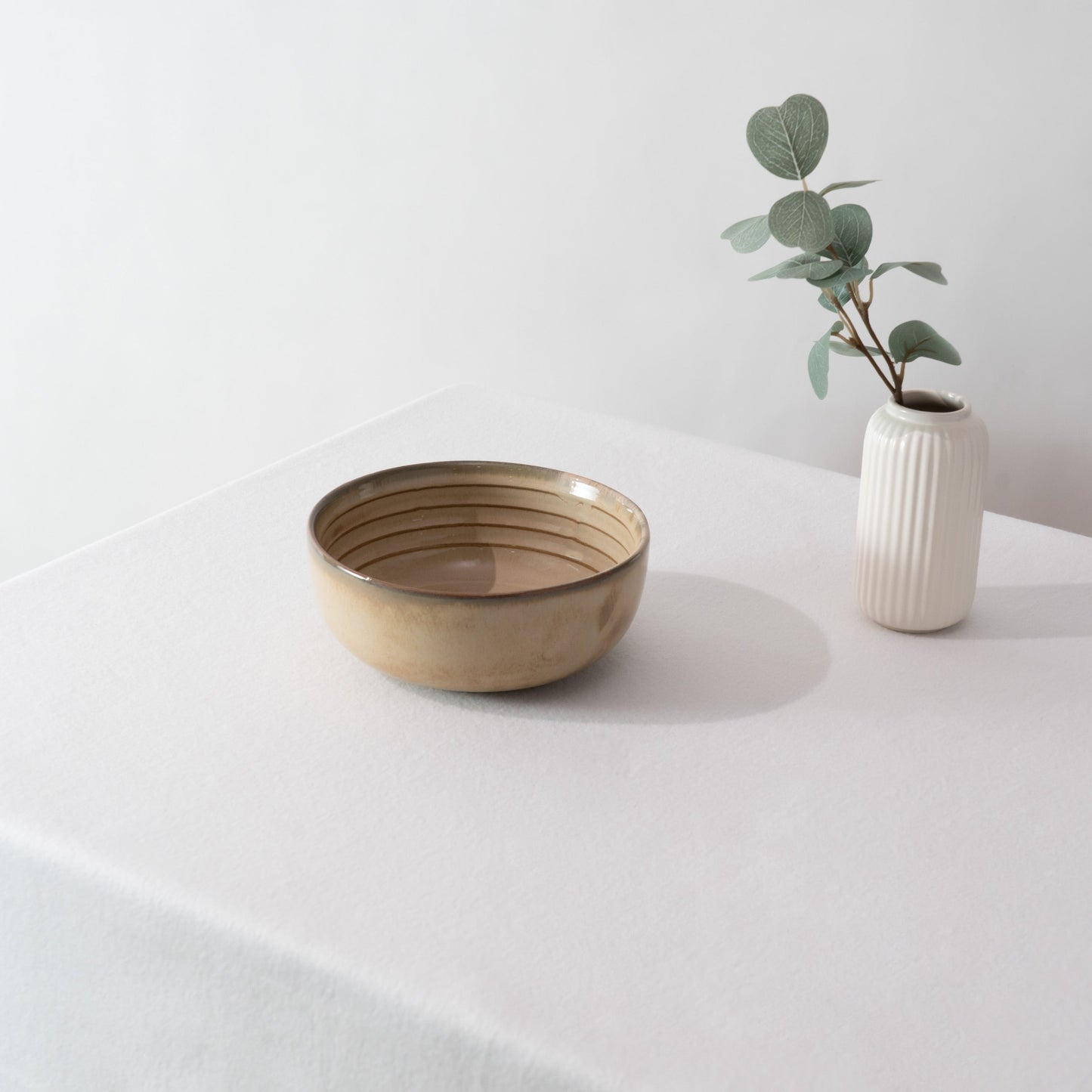 Drift Clay Serving Bowl- Beige