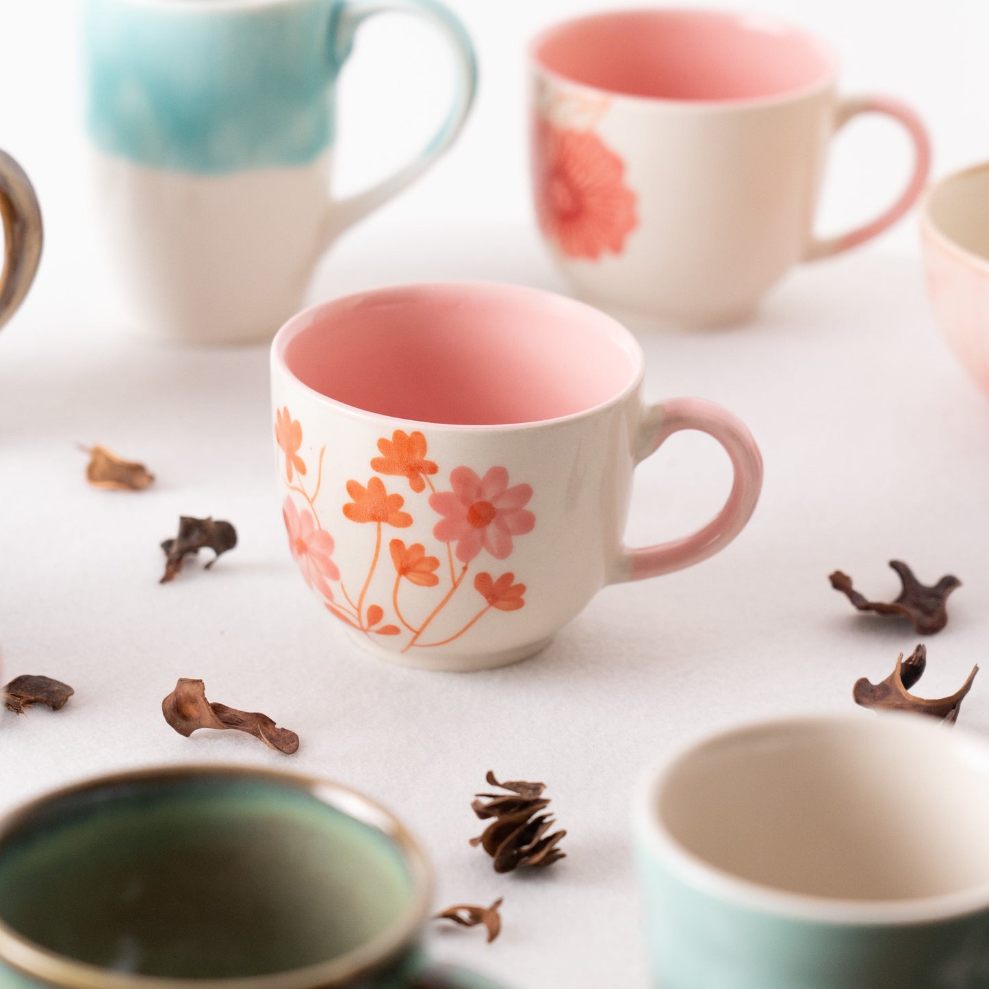 Blush & Briar Hand Painted Set of 2