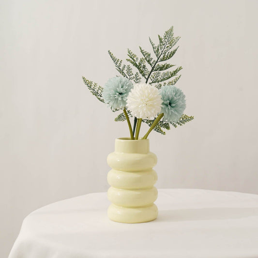 Cloudpop Soleil Ceramic Vase- Yellow