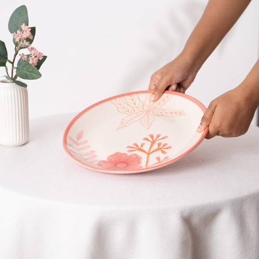Blush & Briar Hand Painted Dinner Plate