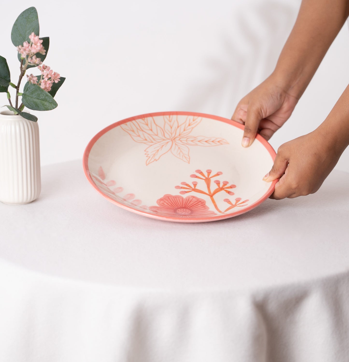 Blush & Briar Hand Painted Dinner Plate