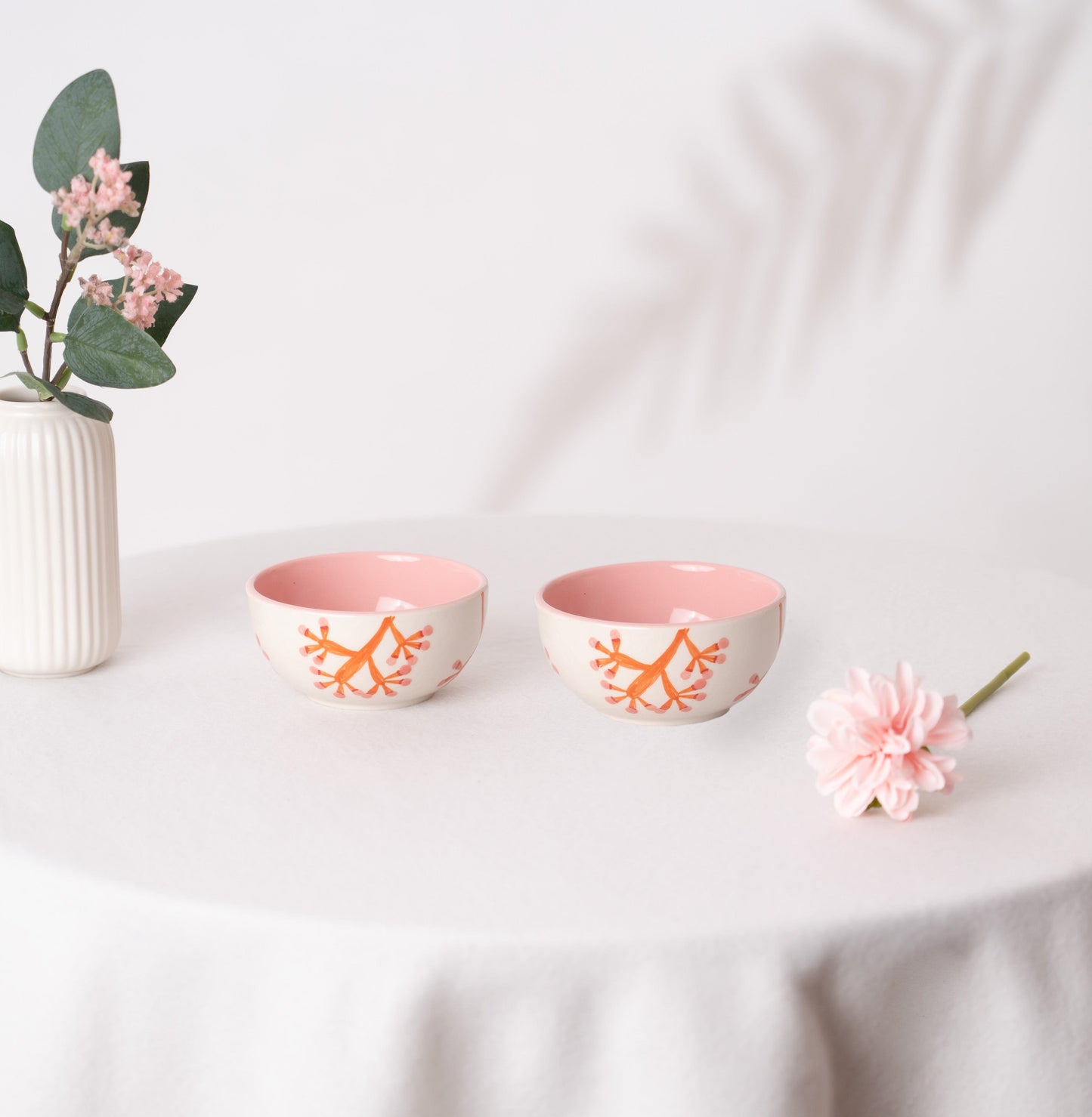 Blush & Briar Hand Painted Set of 2