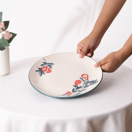 Fabled Fid Hand Painted Dinner plate