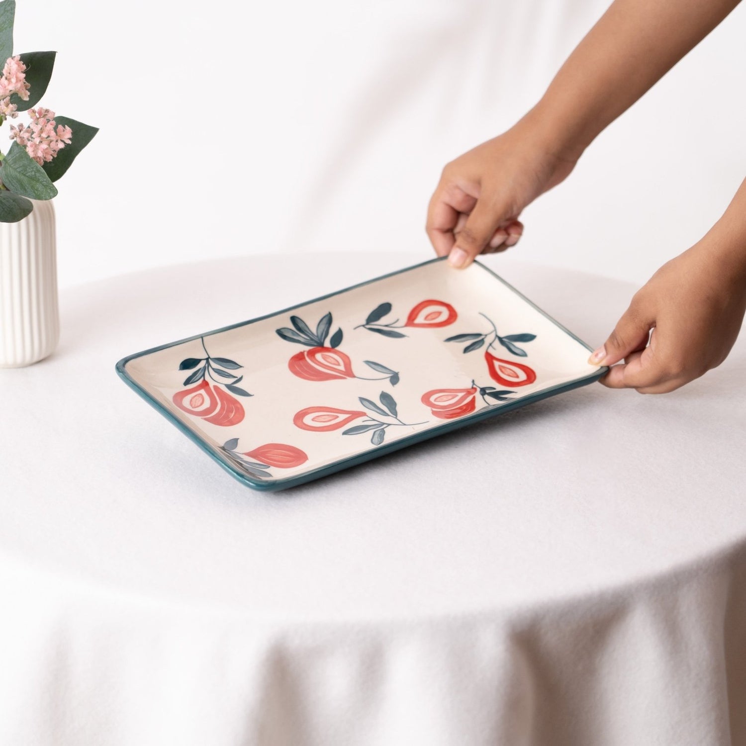 Fabled Fid Hand Painted Platter - Server/Platter | haus & kinder